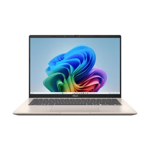 ASUS VivoBook 14 F1407QA Qualcomm Snapdragon X X1-26-100 16GB RAM, 1TB SSD 14 Inch FHD+ WUXGA Display Copilot & AI Optimized Platinum Gold Laptop
