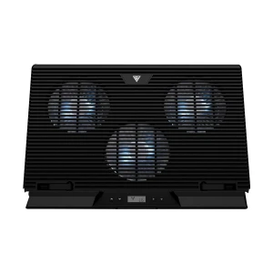 GAMDIAS AETHER M1 RGB Black Laptop Cooler with LCD Screen & Mobile Holder